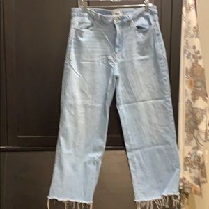 Paige Nellie high rise with frayed hem